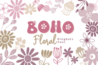 Creative Boho Fonts for Modern Projects