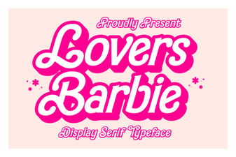 Free Lovers Barbie Font for Your Creative Designs