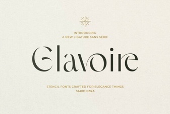 Glavoire Font: a Versatile Typeface for Creatives
