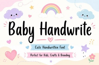 Handwrite a Baby Memory Book with Our Fonts