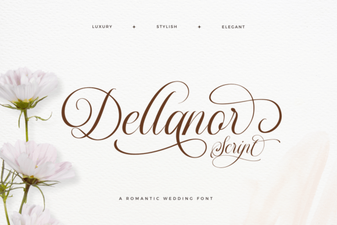 Creative Projects with Dellanor Script Font