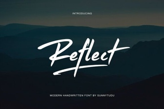 Reflect Font: Handwritten Style for Design Projects