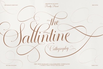 Style Your Projects with the Sallintine Font