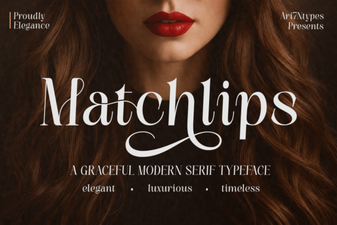 Unlock Your Designs with Matchlips Creative Font