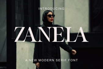 Zanela Font: a Modern Typeface for Clean Design