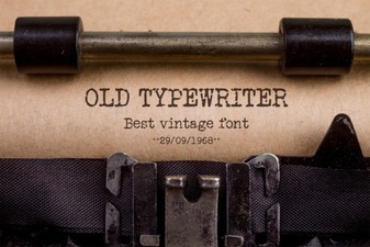 Craft Retro Designs with Vintage Typewriter Fonts